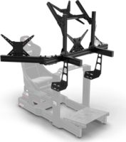 Trak Racer Cockpitre Szerelhető Négymonitoros Szimulátor Állvány - Fekete