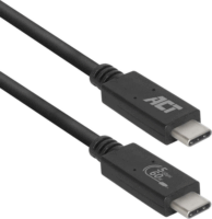 ACT AC7402 USB-C 3.2 Apa - USB-C 3.2 Apa Adat és Töltőkábel 60W 2m - Fekete
