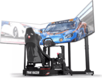 Trak Racer Szabadon Álló Tripla Monitortartó Állvány - Fekete