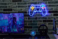 The G-Lab Neon Gamepad Fali LED Dekoráció