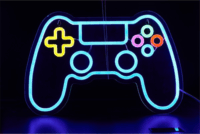 The G-Lab Neon Gamepad Fali LED Dekoráció