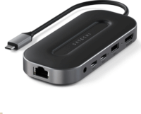 Satechi ST-U4MGEM Multifunkciós 6-port USB-C HUB (1x HDMI + 1x Jack + ax 2,5G Ethernet + 3x USB)