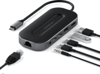 Satechi ST-U4MGEM Multifunkciós 6-port USB-C HUB (1x HDMI + 1x Jack + ax 2,5G Ethernet + 3x USB)
