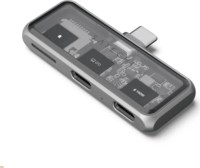 Satechi ST-HXRSDM Mini USB-C 3-port HUB 100W (1x MicrosSD + 2x USB-C)