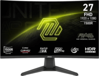 MSI 27" 276CF E20 16:9 FullHD RAPID VA Ívelt Gaming Monitor - Fekete