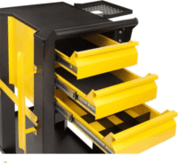 Stalflex WT-3D-TIG-Y 3 fiókkos Műhelykocsi - Sárga/Fekete