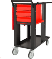 Stalflex WT-3D-TIG-R 3 fiókos Műhelykocsi - Piros/Fekete