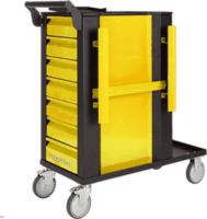 Stalflex WT-7D-TIG-Y 7 fiókos Műhelykocsi - Sárga/Fekete