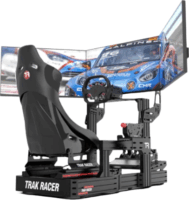 Trak Racer MS-CM-SIN-TR2 Szimulátor Cockpitre Szerelhető Tripla Monitor Tartó - Fekete