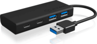ICY BOX IB-HUB1409-U3 USB-A 3.2 4-Port USB HUB (2x USB-A + 2x USB-C)