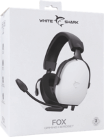 White Shark GH-2445W Vezetékes Gamer Fejhallgató Headset - Fehér