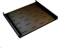 LAN MR.RAK2U35 Rackszekrény polc 19" / 2U / 88 x 486 x 350 mm - Fekete