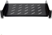 LAN MR.RAK2U35 Rackszekrény polc 19" / 2U / 88 x 486 x 350 mm - Fekete