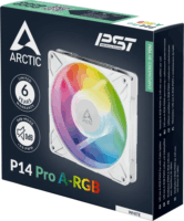 Artic Cooling P14 Pro A-RGB PWM Rendszerhűtő Ventilátor - Fehér