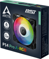 Artic Cooling P14 Pro A-RGB 140 mm PWM Rendszerhűtő Ventilátor - Fekete