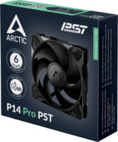 Artic Cooling P14 Pro PST 140 mm PWM Rendszerhűtő Ventilátor - Fekete