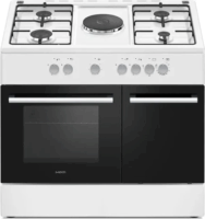 MPM MPM-96-KGE-15 Kombinált 4 Zónás Szabadonálló Gáz/Elektromos Tűzhely - Fehér