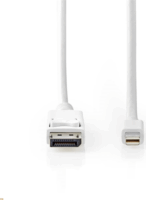 Nedis CCGB37404WT20 DisplayPort 1.4 - Mini Displayport Kábel 2m - Fehér