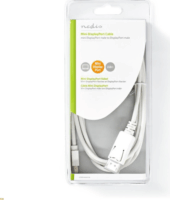 Nedis CCGB37404WT20 DisplayPort 1.4 - Mini Displayport Kábel 2m - Fehér