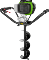 Zipper ZI-ELB380 Robbanómotoros Földfúró Gép 1900W