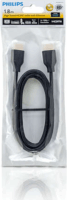 Philips SWV5401H/10 HDMI M - HDMI M Adapterkábel (Ethernet) 1.8m Fekete