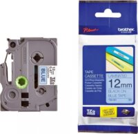 Brother TZE531 P-Touch Feliratozógép szalag 12 mm kék alapon fekete