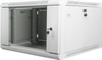 Lanberg 19" fali rack szekrény 6U 600x600mm - szürke