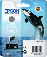 Epson T7607 Eredeti Tintapatron Világos Fekete