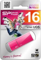 Silicon Power 16GB Ultima U05 USB 2.0 pendrive - Rózsaszín