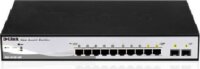 D-Link DGS-1210-10 10-Portos Gigabit Smart Managed Switch - Fekete
