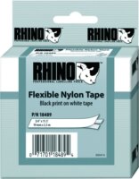 DYMO Rhino nylon Feliratozógép szalag 19mm fehér