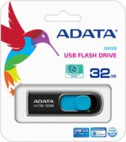 A-data 32GB UV128 USB 3.0 pendrive - Fekete/kék
