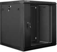 Lanberg 19" fali rack szekrény 12U 600x600mm - fekete