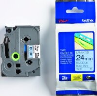 Brother TZE551 P-Touch Feliratozógép szalag 24 mm kék alapon fekete