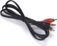 Gembird Jack 3,5mm apa - 2x RCA apa Audio kábel 0.2m