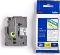 Brother TZE135 P-Touch Feliratozógép szalag 12 mm átlátszó alapon fehér
