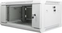 Lanberg 19" fali rack szekrény 4U 600x450mm - szürke