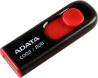 Adata 8GB C008 USB 2.0 pendrive - Fekete/piros