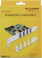 Delock PCI Express Card > 4 x USB 3.0