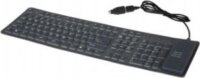 Gembird KB-109F-B Flexibilis Billentyűzet - Angol (US)