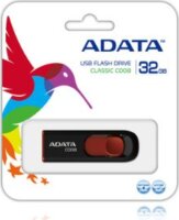 A-data 32GB C008 USB 2.0 pendrive - Fekete/piros
