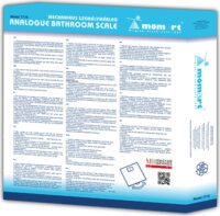 Momert 7710 Személymérleg - Fekete/Fehér