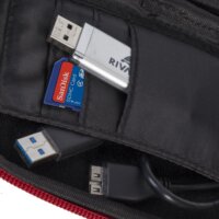 RivaCase 9101 (PU) 2.5" Külső HDD tok Piros