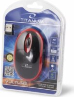 Esperanza Titanum Vulture Vezeték nélküli egér, piros