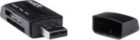Natec Mini Ant 3 USB 2.0 Kártyaolvasó Fekete