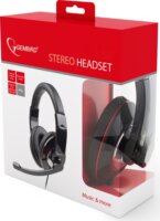 Gembird MHS-001 mikrofonos fülhallgató fekete