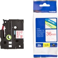 Brother TZE262 P-Touch Feliratozógép szalag 36 mm fehér alapon piros