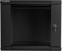 Lanberg 19" fali rack szekrény 9U 600x600mm - fekete