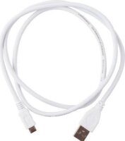 Gembird micro USB 2.0 kábel AM-MBM5P 1m, fehér