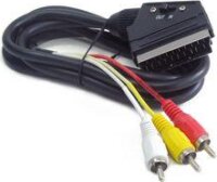Gembird CCV-519-001 SCART apa - 3 x RCA apa kábel (1.5m)